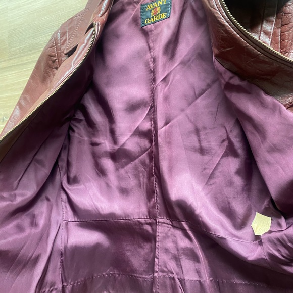 Vintage 1970's Avant Garde Leather Jacket - Picture 6 of 6